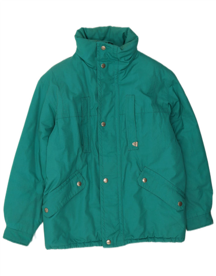 Fila Chaqueta acolchada con capucha para hombre IT 46 Small Verde Poliéster