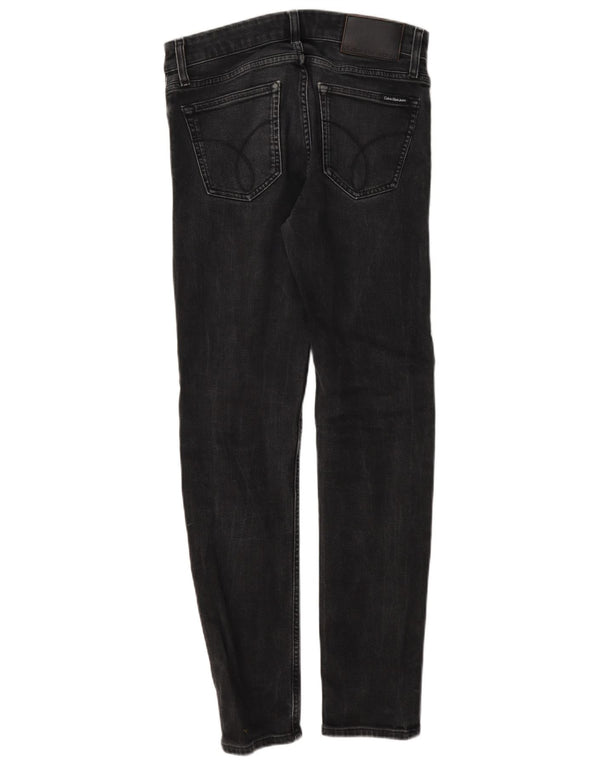 Calvin Klein Jeans ajustados para hombre W28 L32 Algodón negro