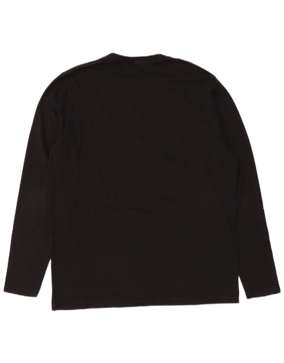 PEPE Jeans Mens Regular Graphic Top Manga Larga Grande Negro