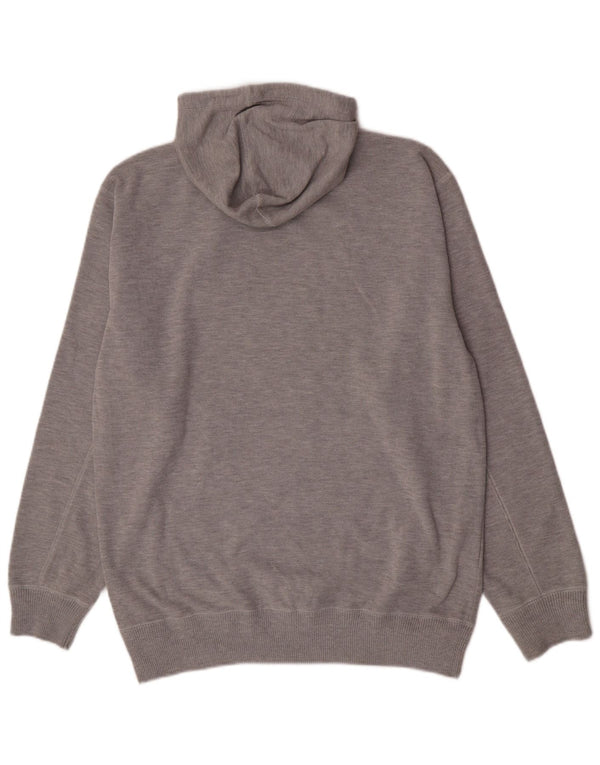 Gas Hombre Sudadera Con Capucha Jumper XL Gris Algodón