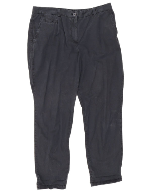 Marks & Spencer Pantalones chinos para mujer UK 12 Medium W32 L26 Azul marino
