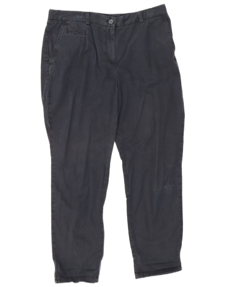 Marks & Spencer Pantalones chinos para mujer UK 12 Medium W32 L26 Azul marino