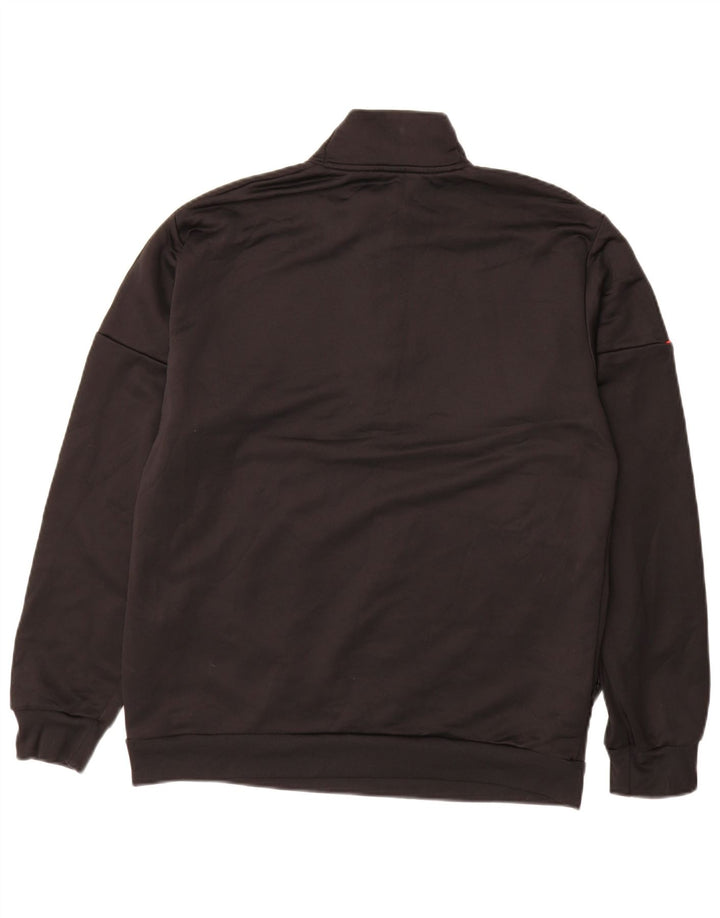 Jersey tipo sudadera con cuello y cremallera para hombre mediano