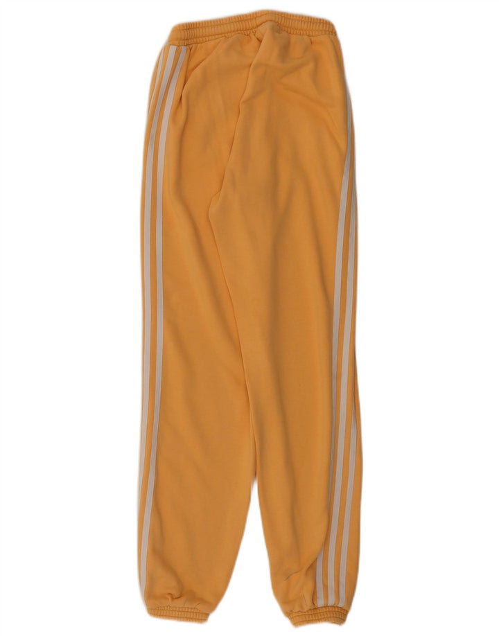 ADIDAS Pantalones de chándal para mujer Joggers UK 6 XS Algodón amarillo