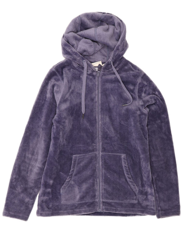 Chaqueta polar con capucha para mujer Mountain Warehouse UK 8 Small Poliéster morado