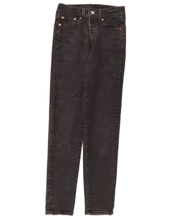 Levi's Vaqueros Slim Mujer W24 L28 Algodón Gris
