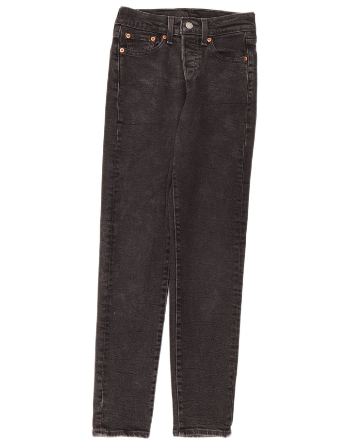 Levi's Vaqueros Slim Mujer W24 L28 Algodón Gris