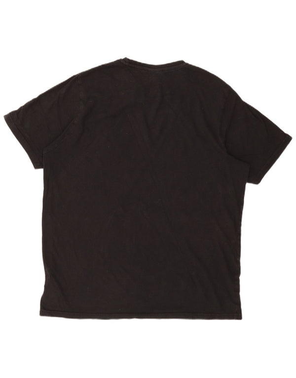 ELLESSE Camiseta gráfica para hombre Top XL Algodón negro