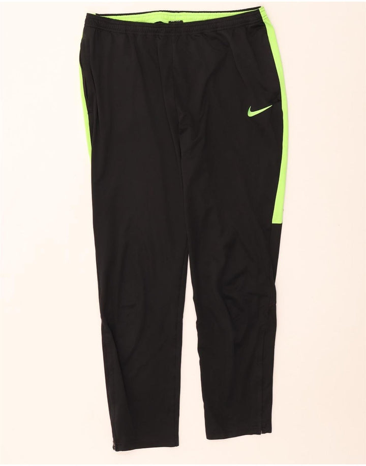 NIKE Pantalón de chándal Dri Fit para hombre, tamaño grande, color negro, poliéster