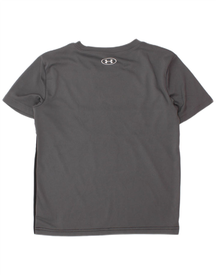 UNDER ARMOUR Camiseta gráfica para niño 6-7 años Gris Poliéster color block