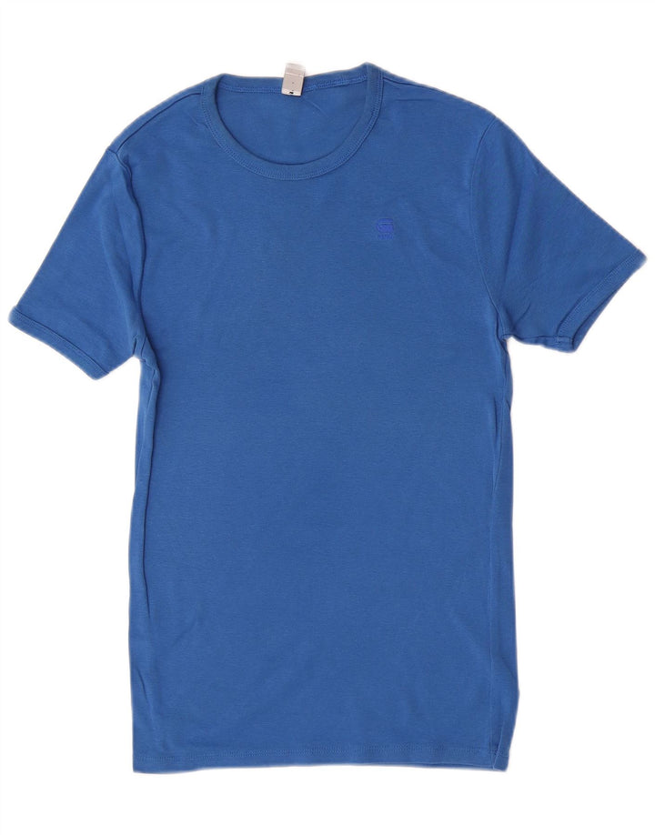 G-Star Hombre Camiseta Top Small Azul Algodón