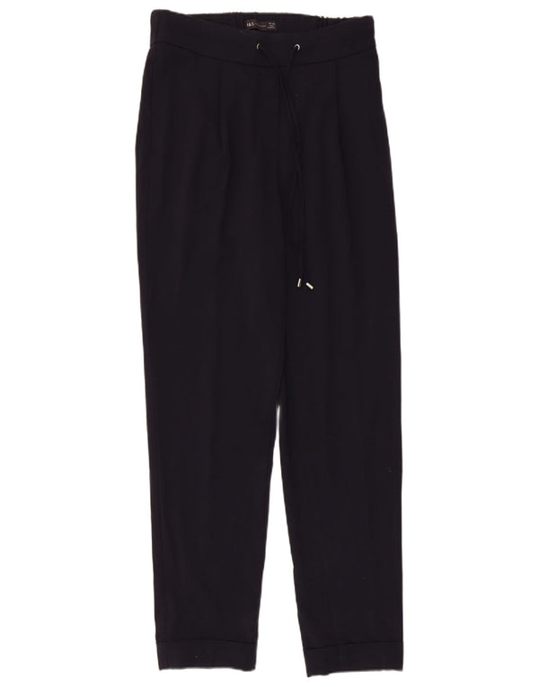 Marks & Spencer Pantalones casuales para mujer UK 10 Small W30 L30 Azul marino