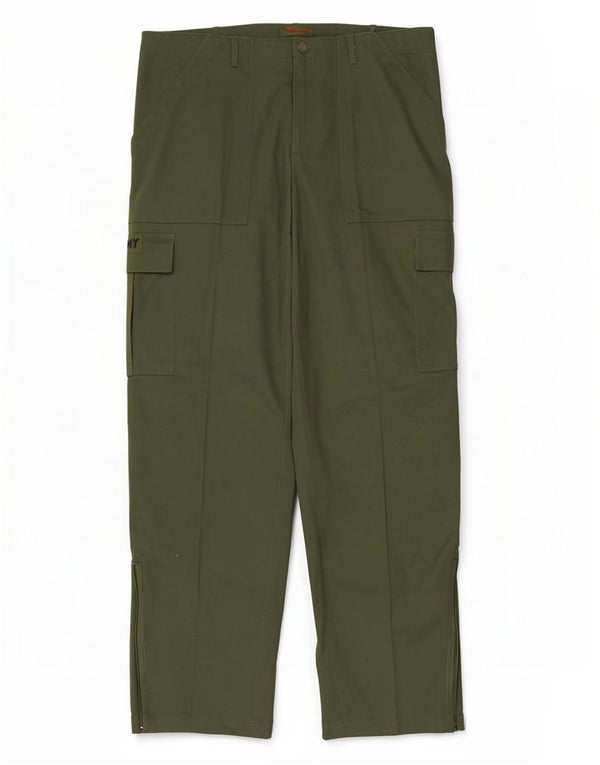 Univers Mens Straight Cargo Trousers EU 54 2XL W42 L35 Khaki Cotton