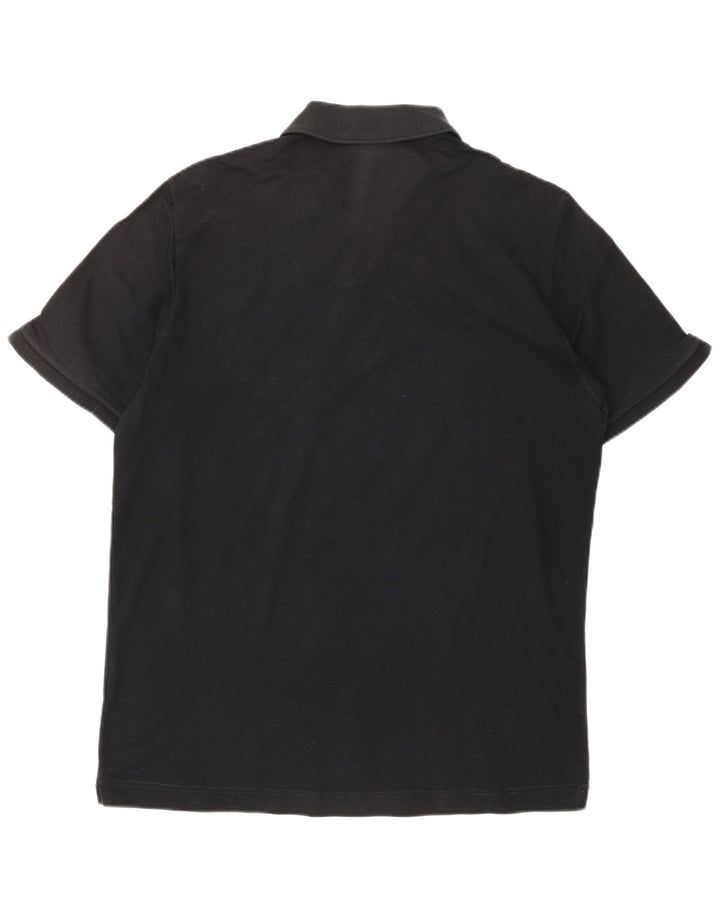 Sergio Tacchini Polo para hombre IT 50 Medium Negro