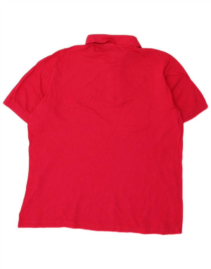 Sergio Tacchini Polo Hombre Grande Rosa Algodón