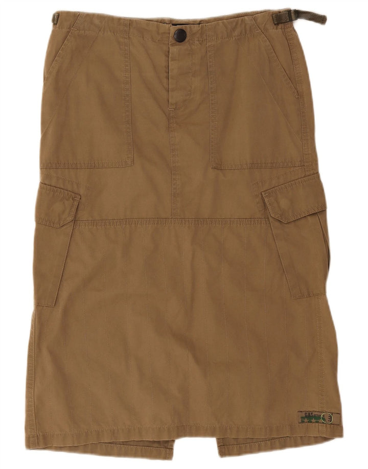 Falda Cargo Gas Mujer Mediana W30 Caqui