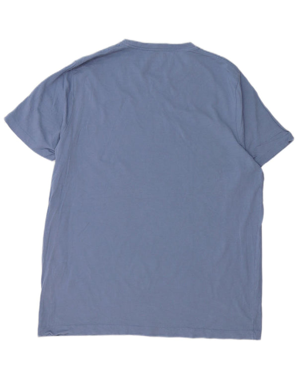Mountain Warehouse Camiseta gráfica para hombre Top XL Algodón azul
