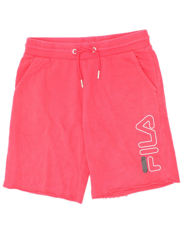 Fila Shorts deportivos gráficos para niñas 7-8 años Algodón rojo