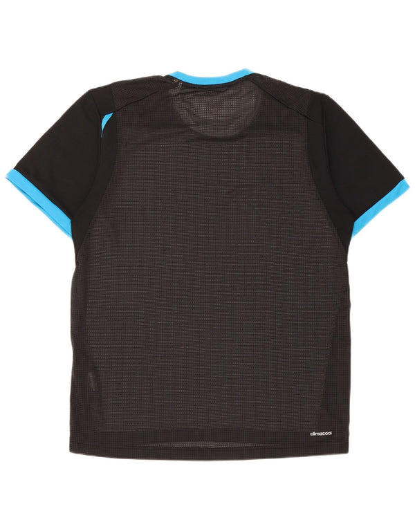 Adidas Mens Climacool Camiseta Top Mediano Negro