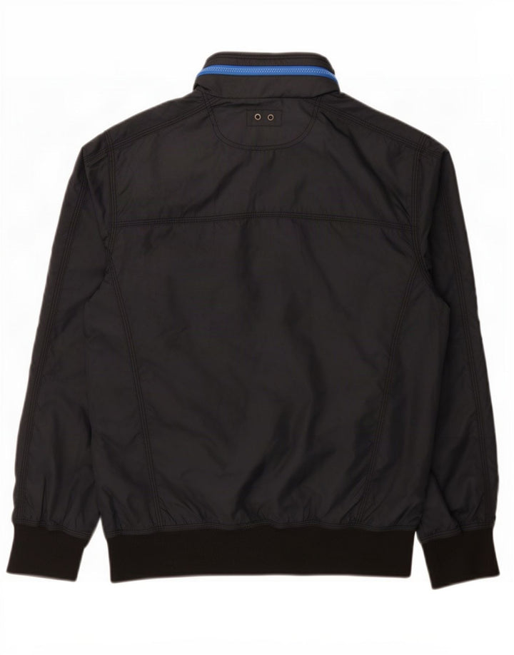 Converse Chaqueta Bomber con Capucha para Hombre UK 38 Medium Azul Marino Poliéster
