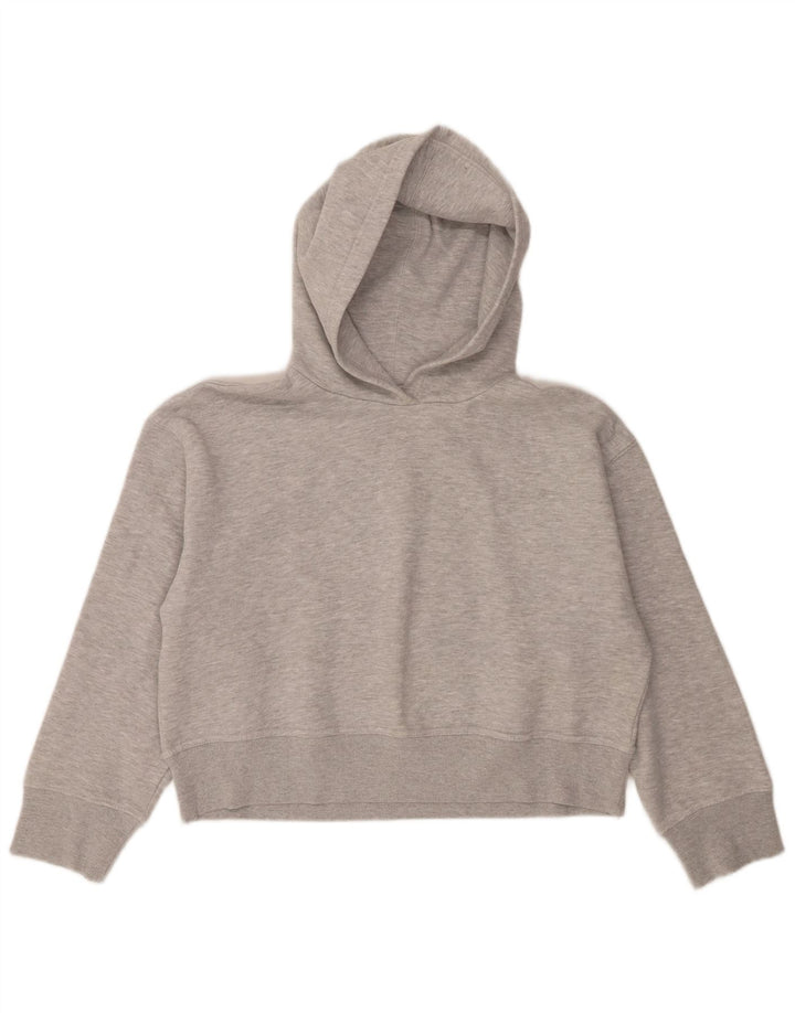 Zara - Jersey con capucha extragrande para mujer, talla 40, color gris medio