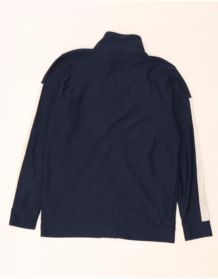 Under Armour Chaqueta de chándal para hombre con bloques de color azul marino mediano