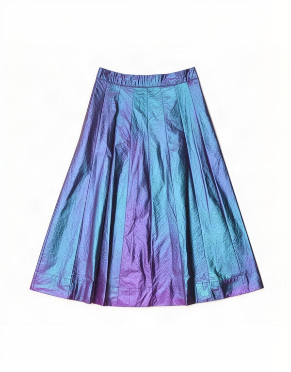 Essentiel Antwerp Falda plisada tipo cuchillo para mujer EU 34 XS W24 Bloque de color azul
