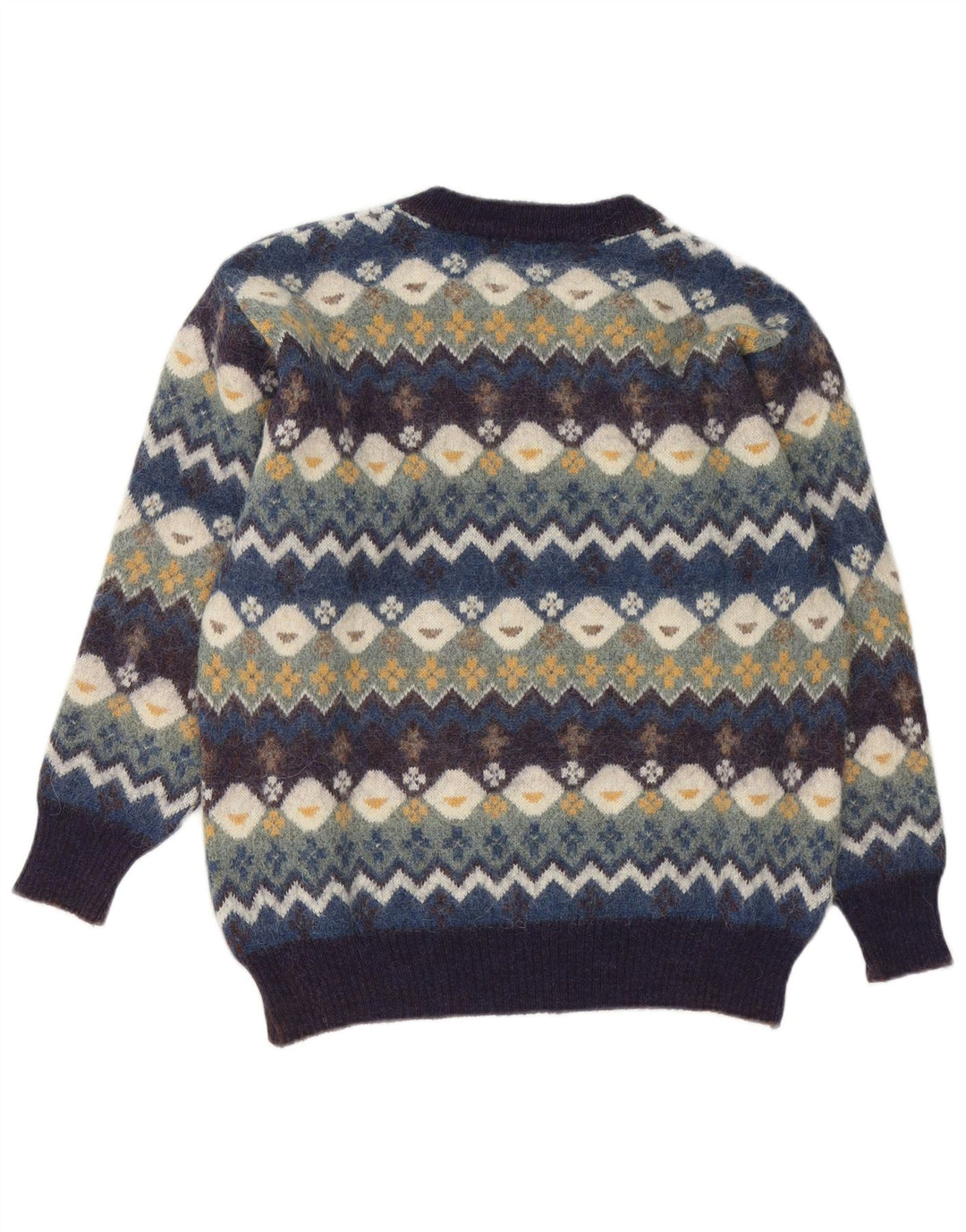 Conte of Florence - Jersey de cuello redondo para hombre, talla mediana, multicolor