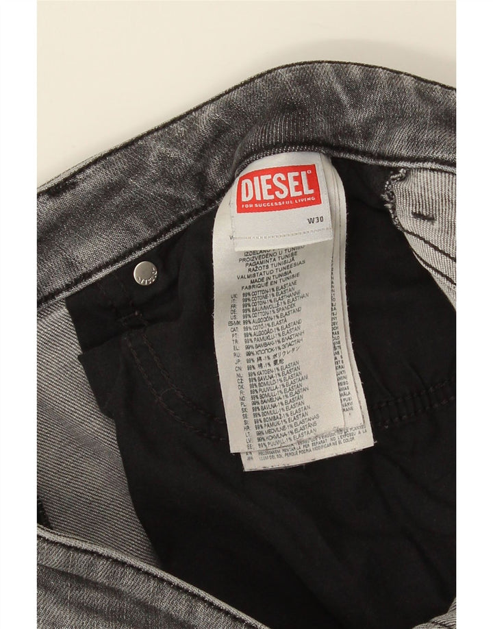 Diesel Hombre Vaqueros Slim W30 L31 Algodón Gris