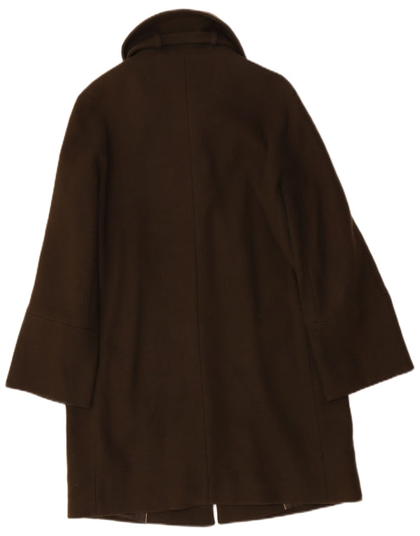 Massimo Dutti Abrigo Oversize Mujer UK 10 Small Lana Caqui