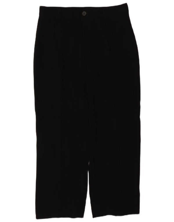 Zara Mujer Pantalones Casuales Cónicos XL W32 L29 Negro Clásico