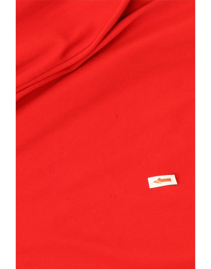Adidas Mens Climawarm Sudadera Jumper UK 38/40 Medio Rojo Poliéster