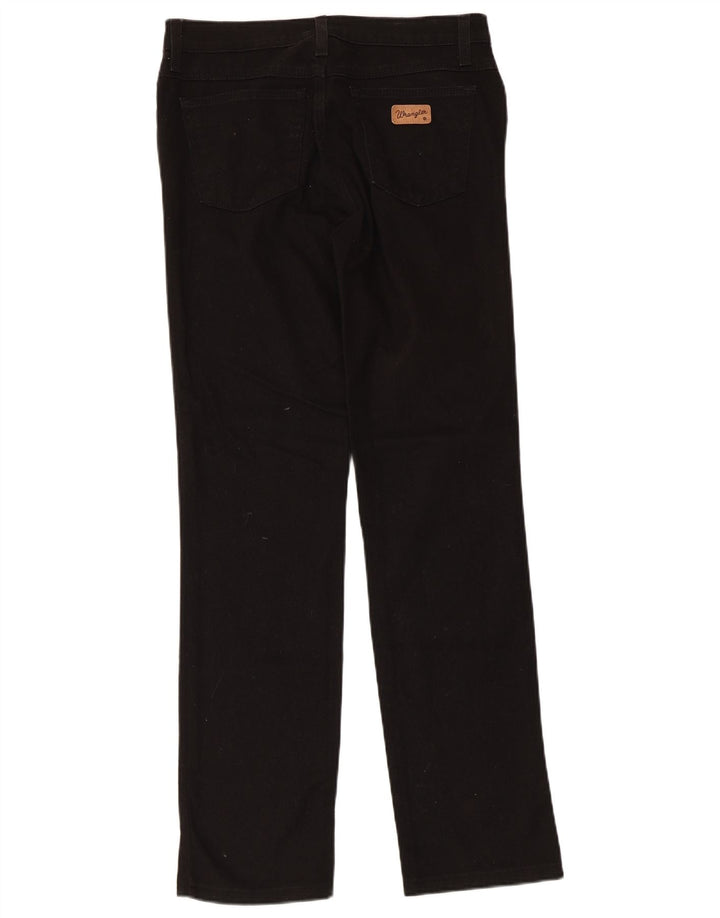 WRANGLER Vaqueros rectos para hombre W30 L31 Algodón negro