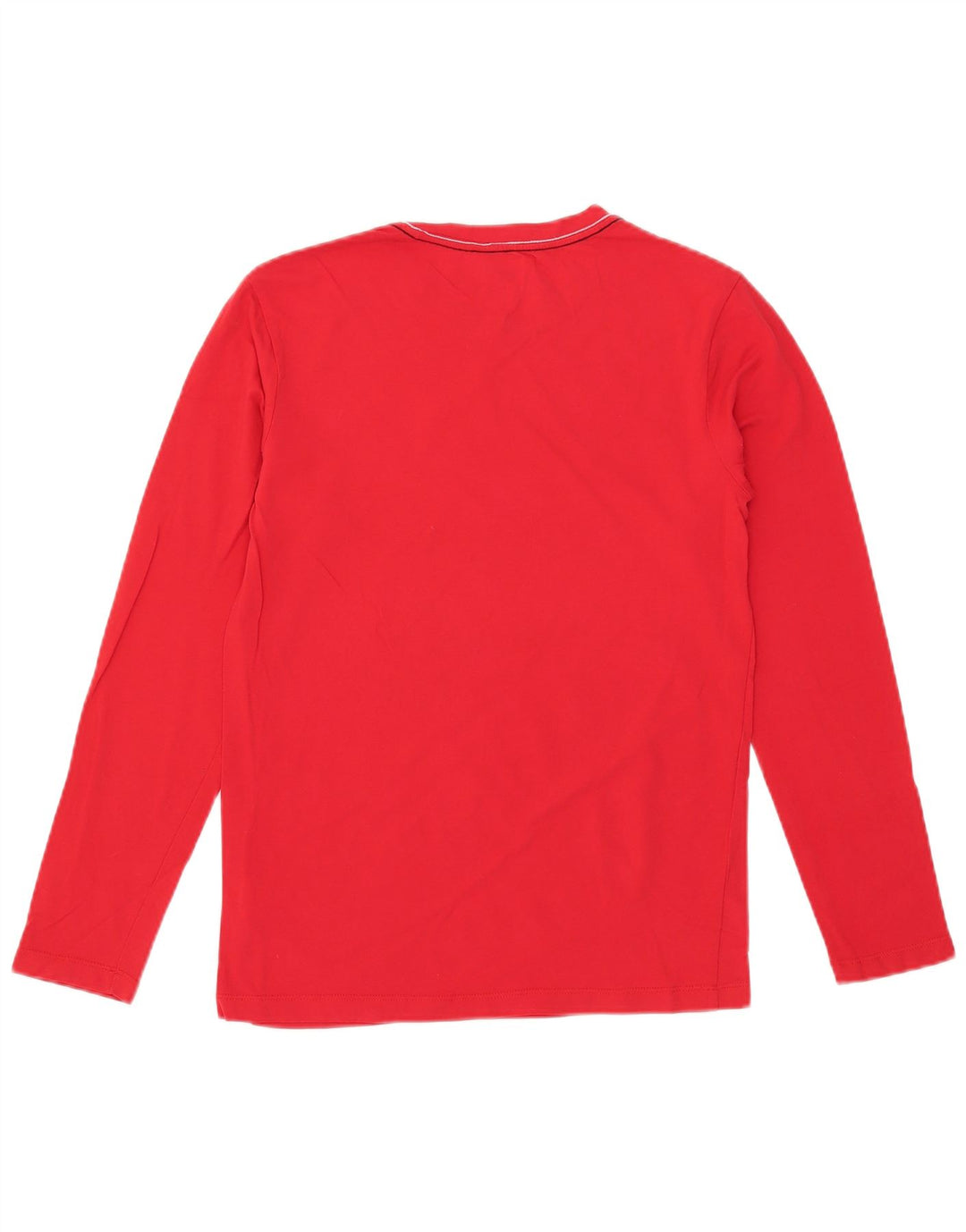 Guess Hombre Graphic Top Manga Larga Algodón Rojo Medio
