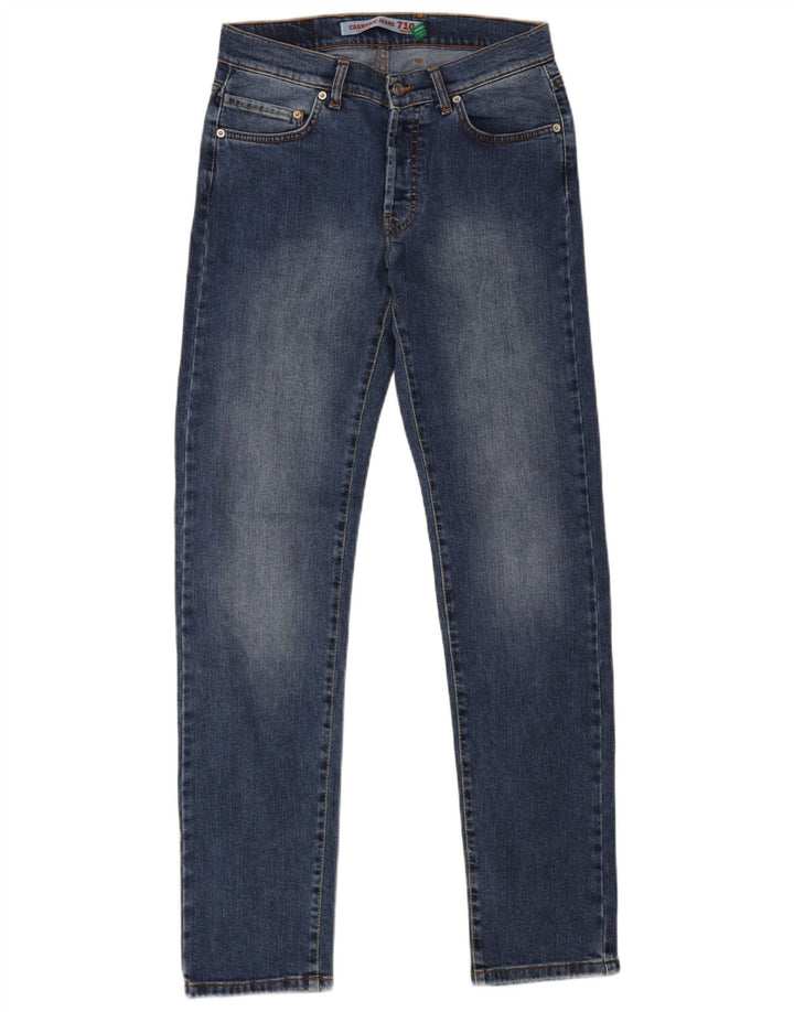 Carrera Hombre 710 Regular Fit Slim Jeans W32 L33 Algodón Azul