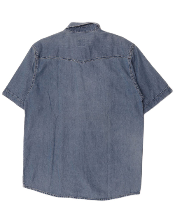 Levi's Hombre Camisa Vaquera De Manga Corta Azul Medio