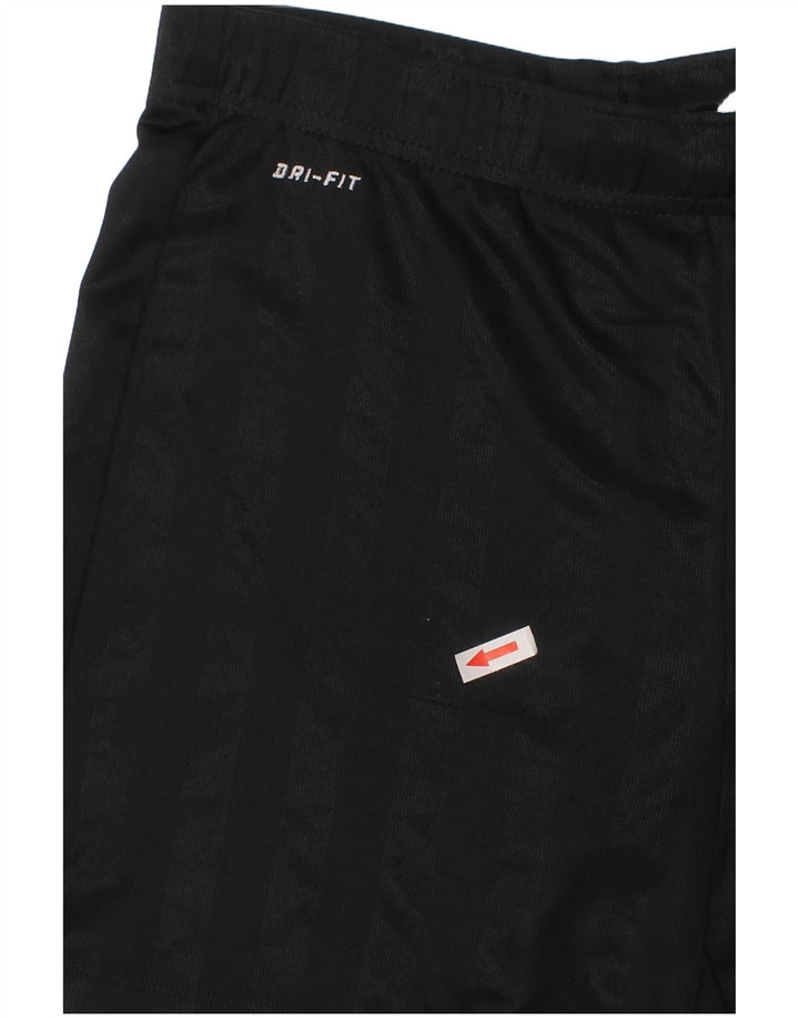 Nike Pantalones cortos deportivos Dri Fit para niños 10-11 años Poliéster a rayas negras medianas
