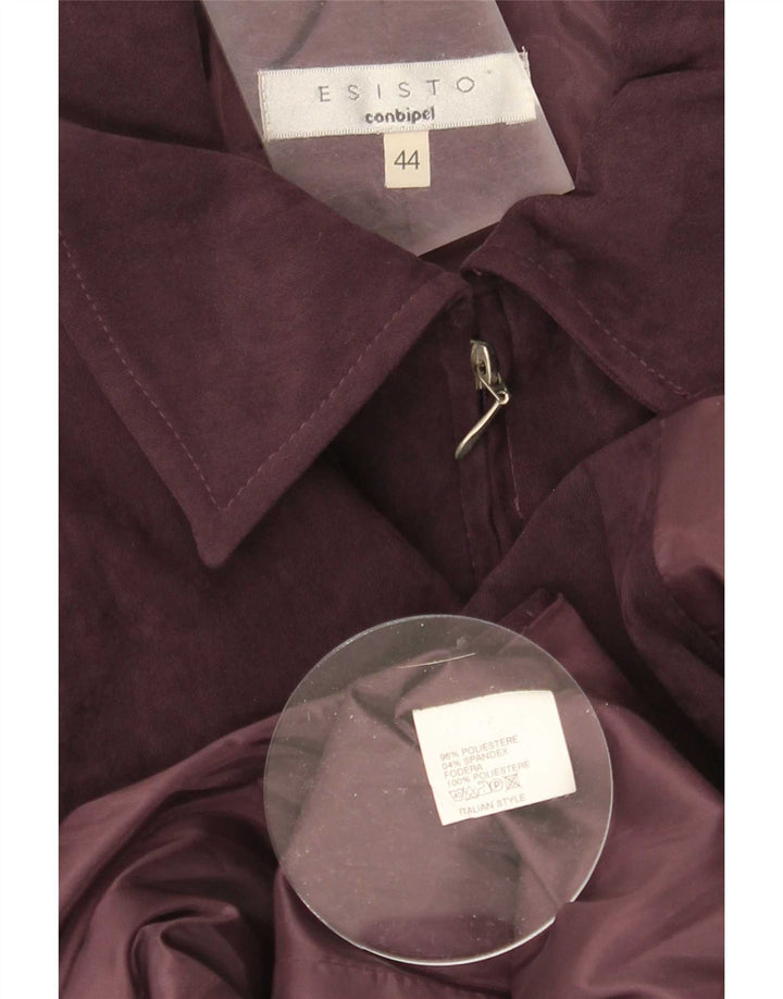 Chaqueta Bomber Mujer Conbipel IT 44 Poliéster Morado Medio