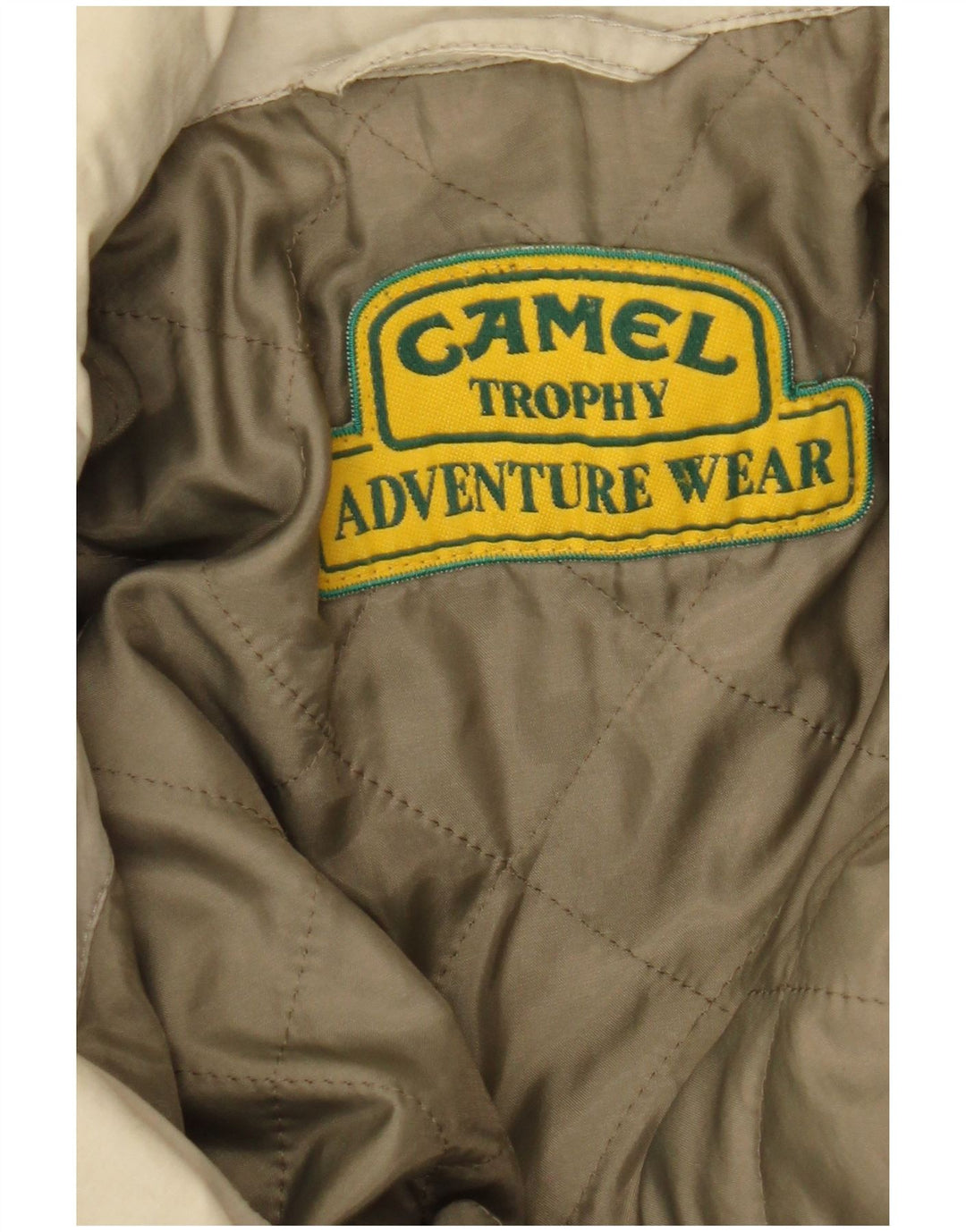 Camel Active Chaqueta cortavientos con capucha para hombre UK 48 4XL Beige Colorblock