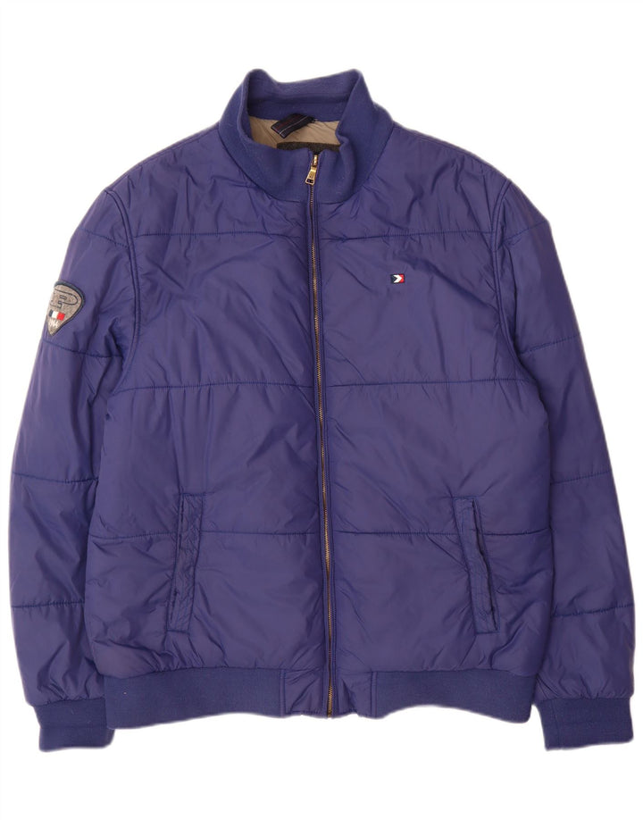 Peckott Chaqueta acolchada para hombre UK 44 2XL Poliamida azul marino