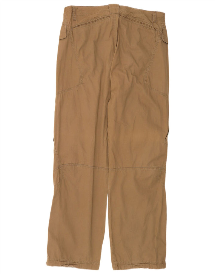 Pantalones Cargo Rectos para Hombres Nike Talla Media W30 L30 Beige Algodón