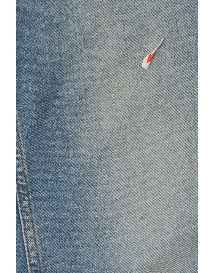 Zara Mens Slim Jeans EU 42 Large W32 L30 Algodón Azul
