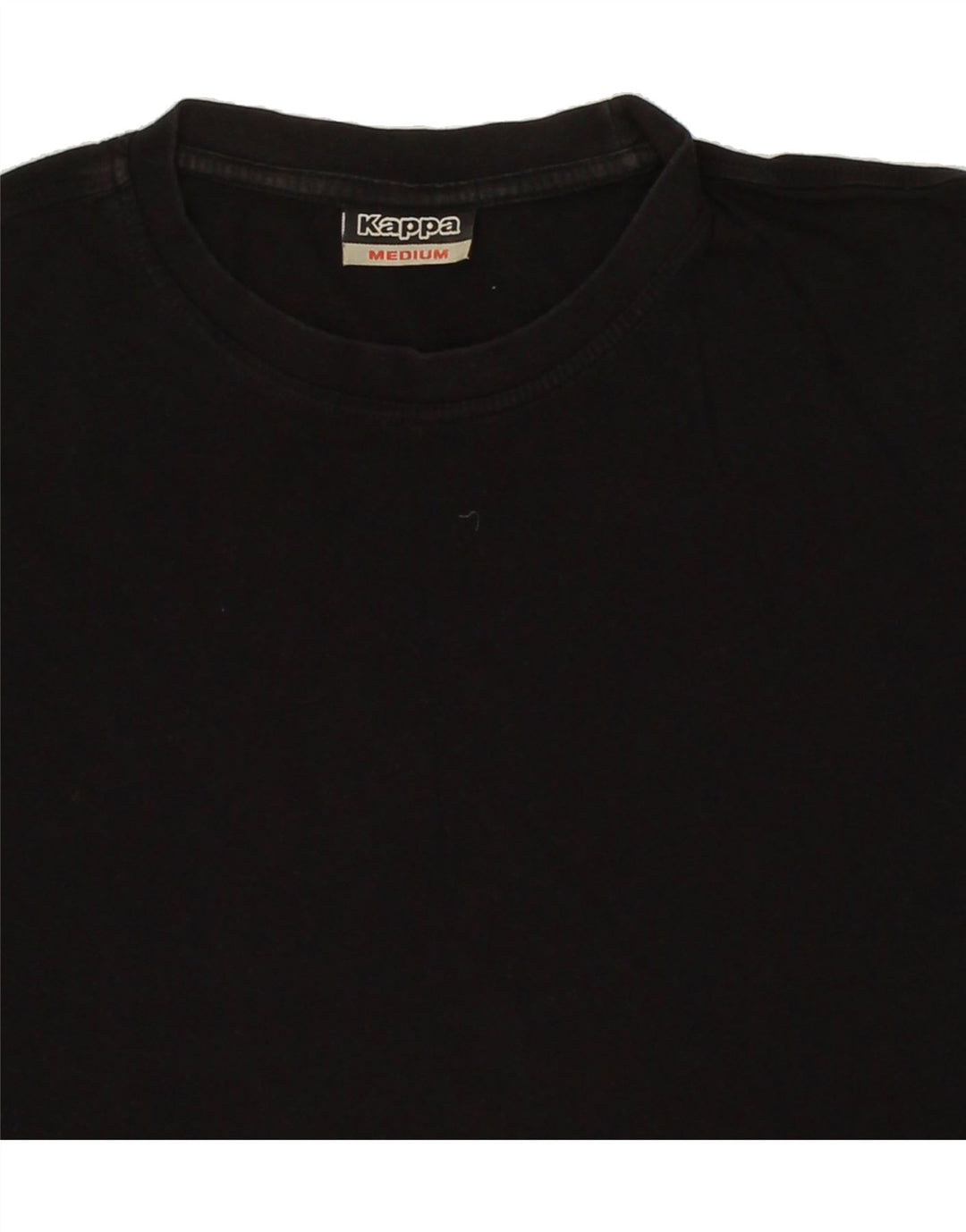 KAPPA Womens T-Shirt Top Medium Black Cotton Vintage Kappa and Second-Hand Kappa from Messina Hembry 