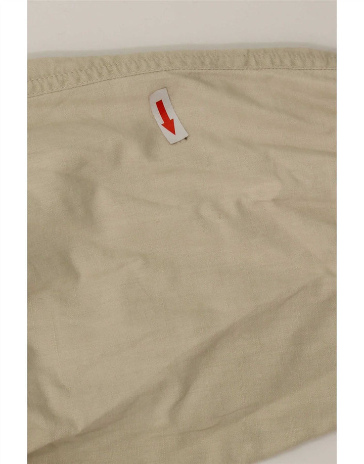 Vintage mujer chaqueta utilitaria Reino Unido 16 grande beige