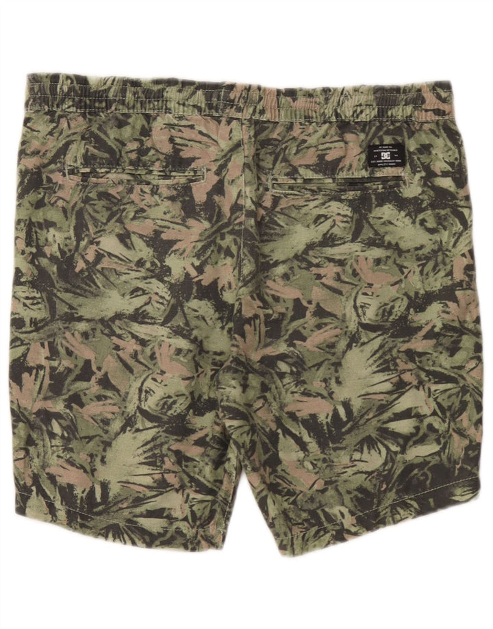 DC Shorts deportivos para hombre Small Green Camuflaje Algodón