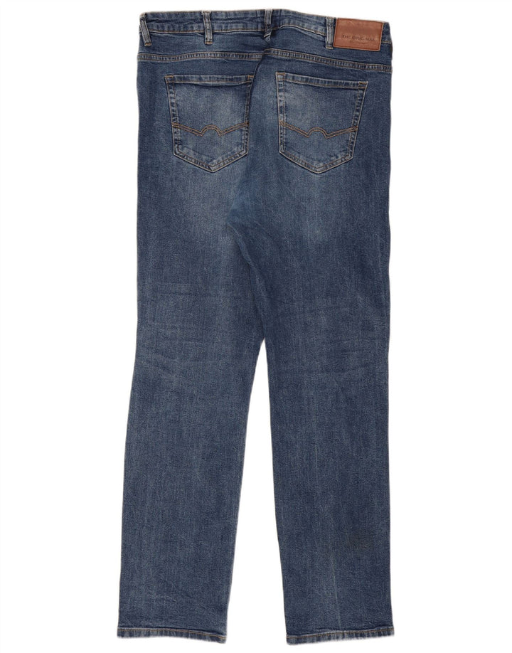 Ben Sherman Vaqueros rectos para hombre W38 L31 Algodón azul