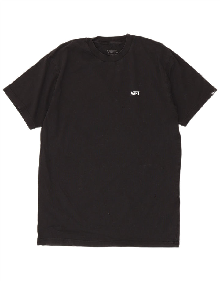 Camiseta Vans Classic Fit para hombre, talla mediana, algodón negro