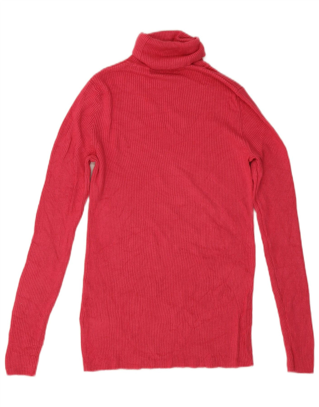 Marks & Spencer Jersey con cuello vuelto para mujer UK 10 Small Viscosa rosa