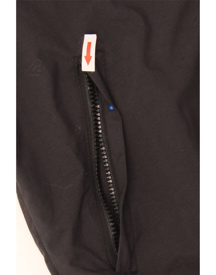 Superdry Chaqueta impermeable para hombre UK 40 Large Nylon negro