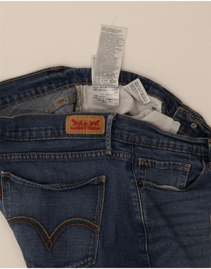 LEVI'S Womens 524 Skinny Jeans W30 L32 Blue Cotton Vintage Levi's and Second-Hand Levi's from Messina Hembry 